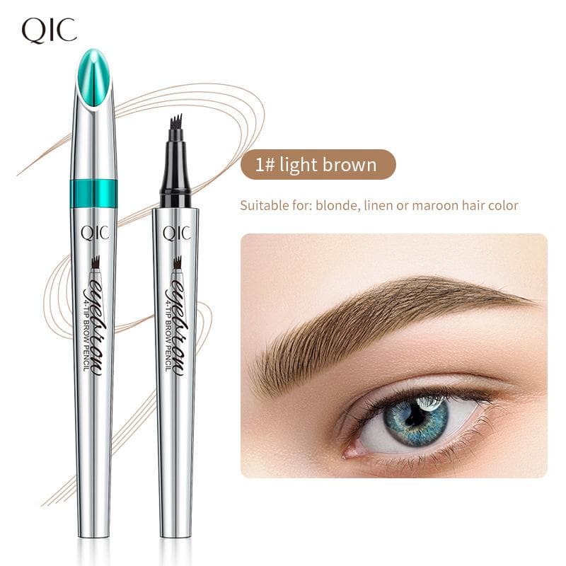 Four-claw Liquid Eyebrow Pencil Durable Waterproof Anti-sweat Not Smudged Easy To Color Knife Edge Water Eyebrow Pencil Makeup 1