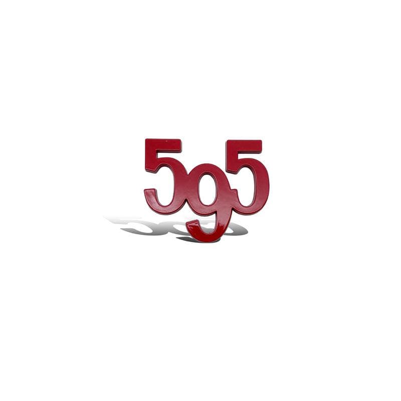 Car Styling 3D Metal Logo Car Sticker Trunk Emblem Decal For Abarth 70th Anniversary 595 Esseesse Badge Competizione Turismo