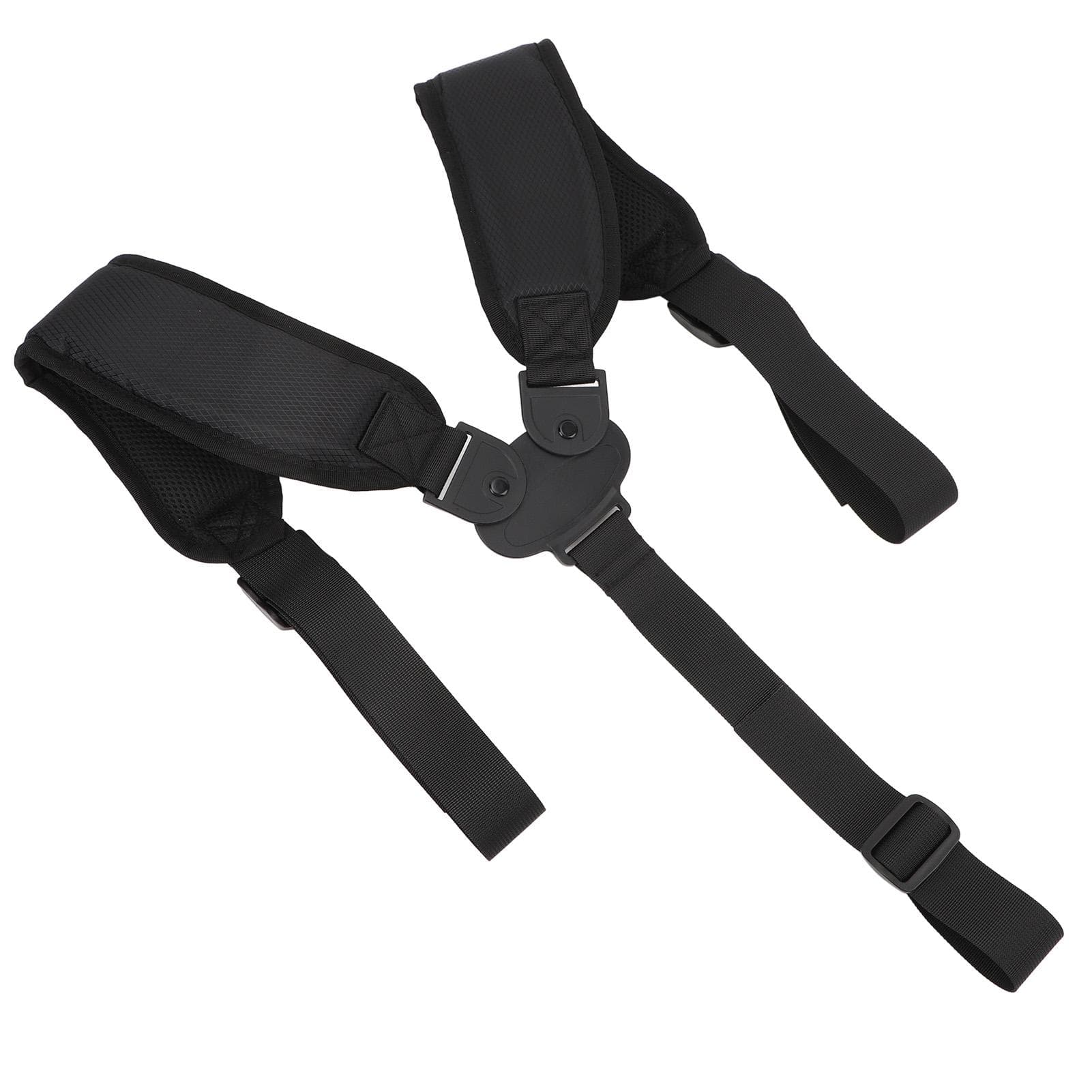Golf Bag Strap Replacement Ergonomic Anti Slip Comfortable Double Shoulder Adjustable Strap Black