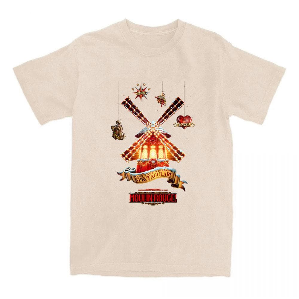 Moulin Rouge! Song and Dance Movie Tshirts Unisex Short Sleeve Cotton Summer T-shirt Aesthetic Clothes Graphic Print Tee-shirt M