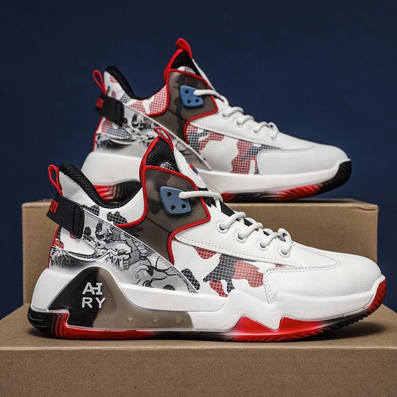 Men's Shoes Basketball Shoes Lace-up Fashion Running Shoes Spring and Autumn New Sports Shoes Men's Shoes 44
