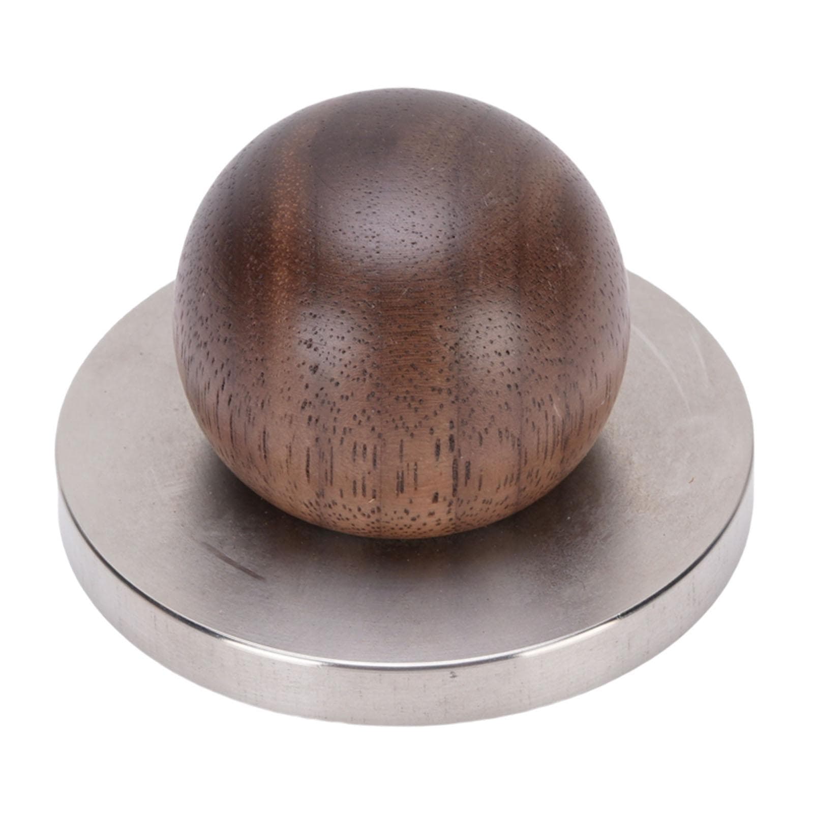 Mini Coffee Tamper with Wooden Handle 304 Stainless Steel Coffee Ground Press Tool for Cafe Home 51MM