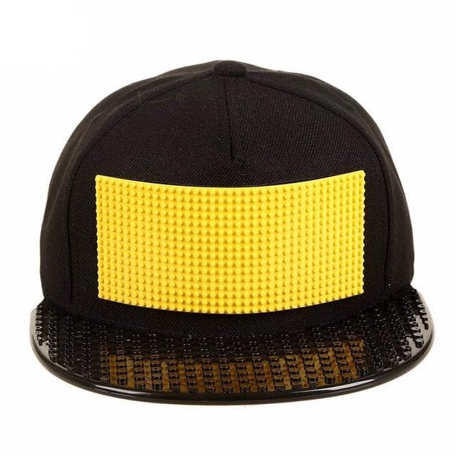Men Customize Diy Baseball Hat Legos Cap Blocks Bricks Trucker Snapback Hat For Women Detachable 50-54cm