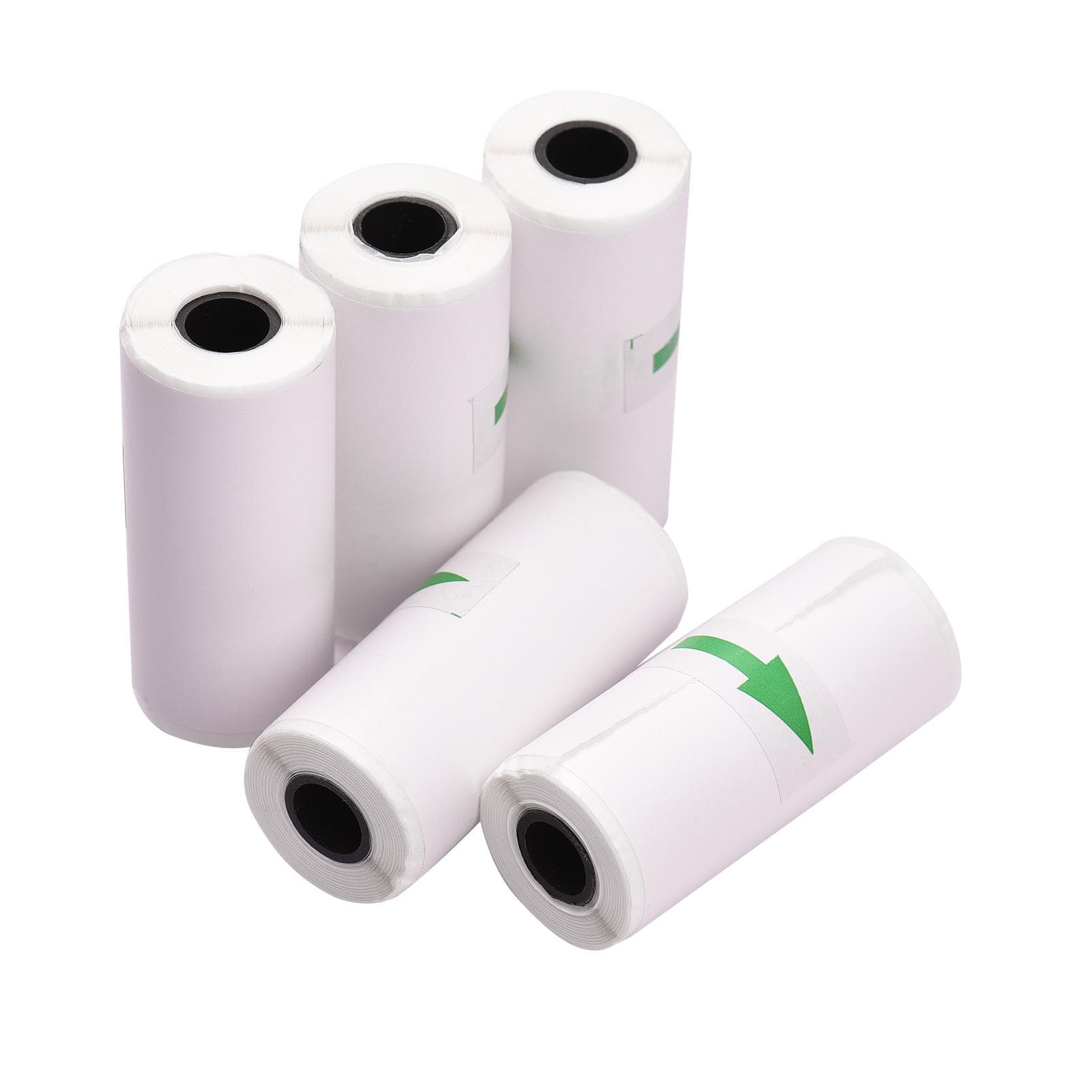 Thermal Receipt Paper Rolls 57*25mm Ticket Printing for Cash Register POS Receipt Printer 5 pcs white
