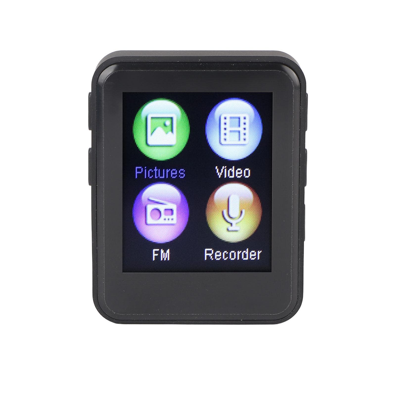 MP3 Player 1.77 Inch TFT Color Screen Multifunction Bluetooth 5.0 Portable HiFi Music Player for