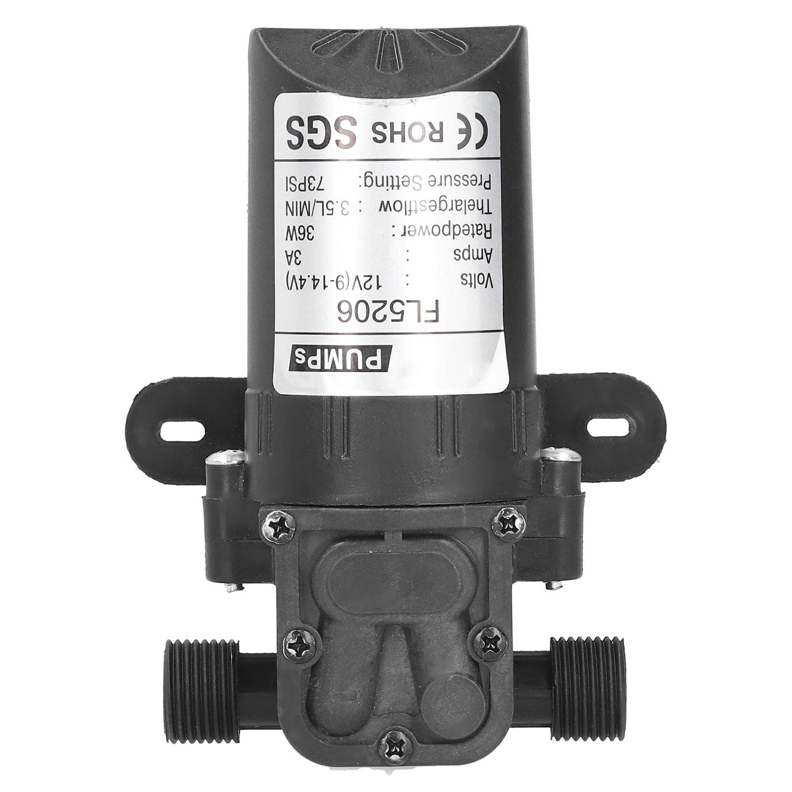 12In Micro Diaphragm Pump Water Priming Sprayer Industrial Painting Tool DC 12V 36W