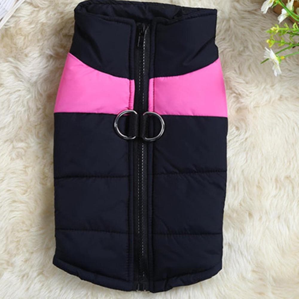 Puppy Coat Jacket Pet Vest Waterpoof Dog warm Clothes Pet Cat cotton pet supplies winter clothes S pink