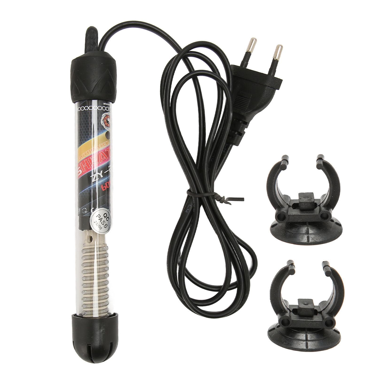 Submersible Aquarium Heater 60W Fast Heating Smart Thermostat IPX8 Waterproof Fish Tank Heater EU