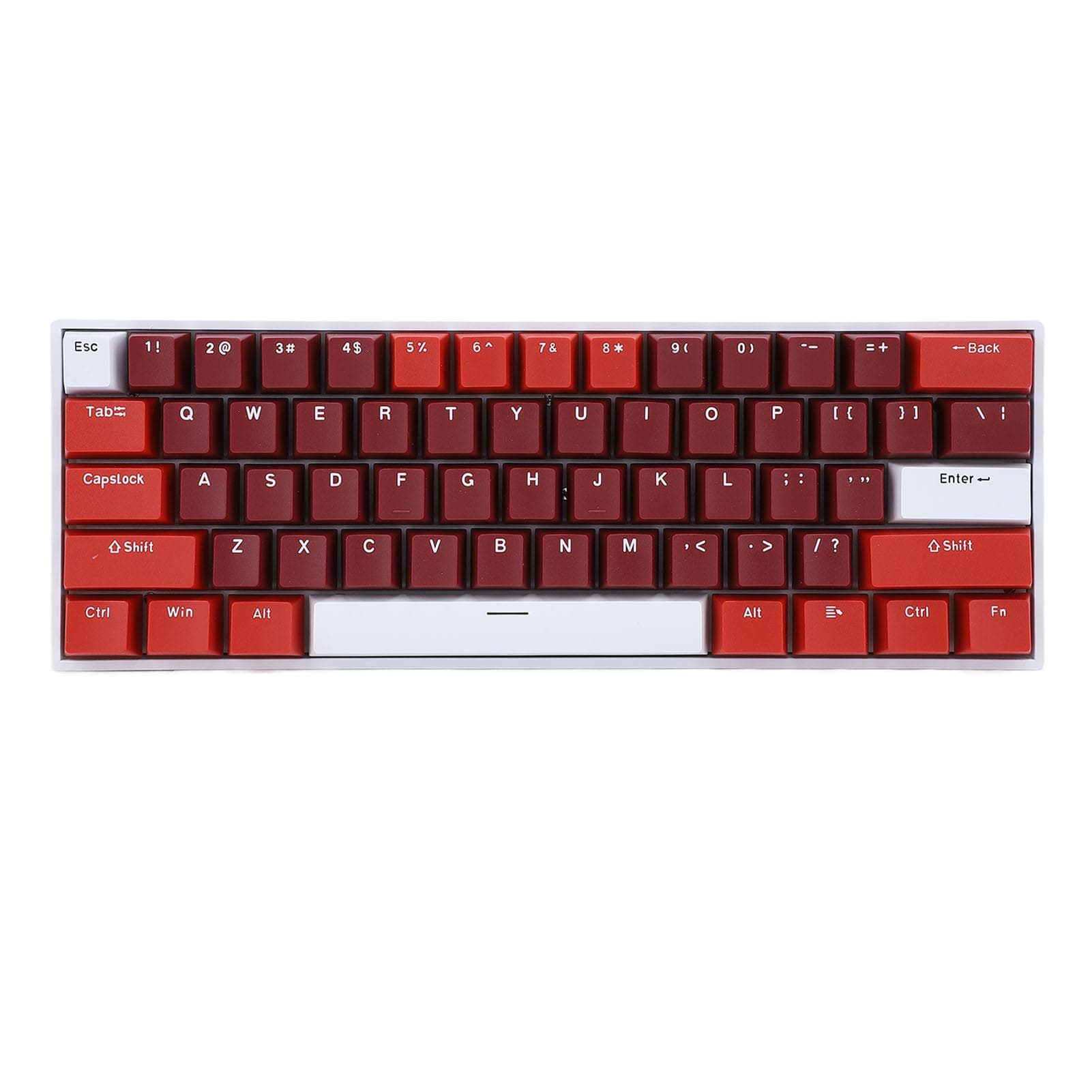 61 Key Mechanical Keyboard 60 Percent Blue Switch RGB Backlit 2.4G Wireless BT3.0 5.0 Type C Wired