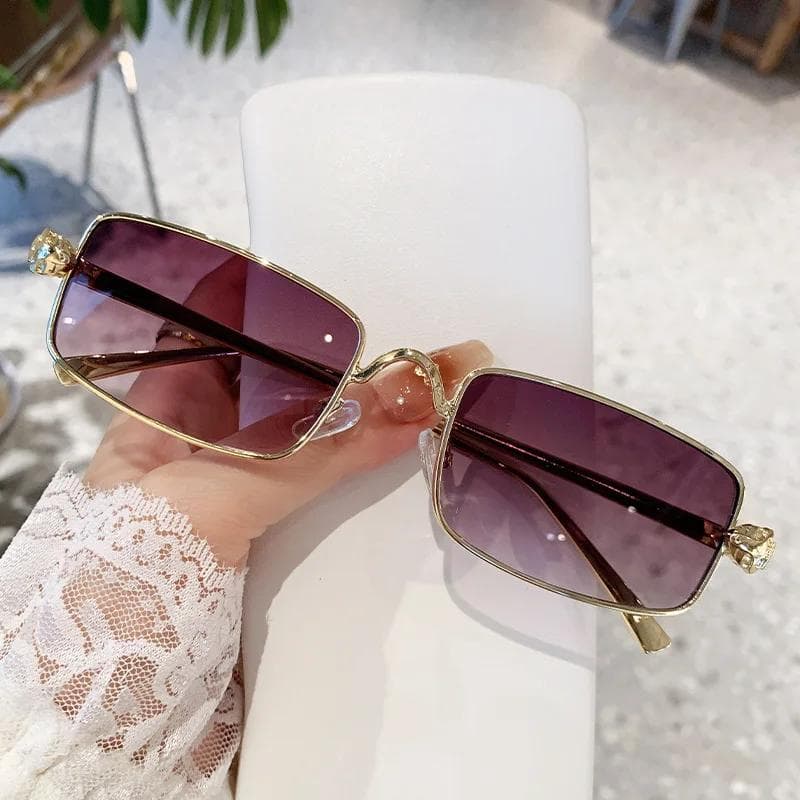 High Definition Sunglasses for Men Ladies Blue Light Blocking Eye Protection Eyewear Rimless Square Frame Eyeglasses Goggle 1PC
