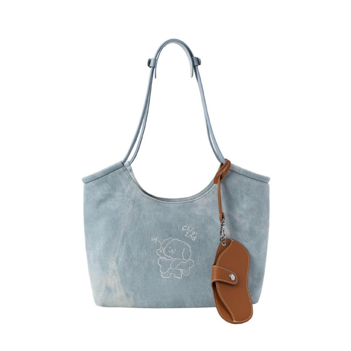 Puppy Dailan Meng Tote Bag Women's Large Capacity Commuter Handle-Laundry Shoulder Bag