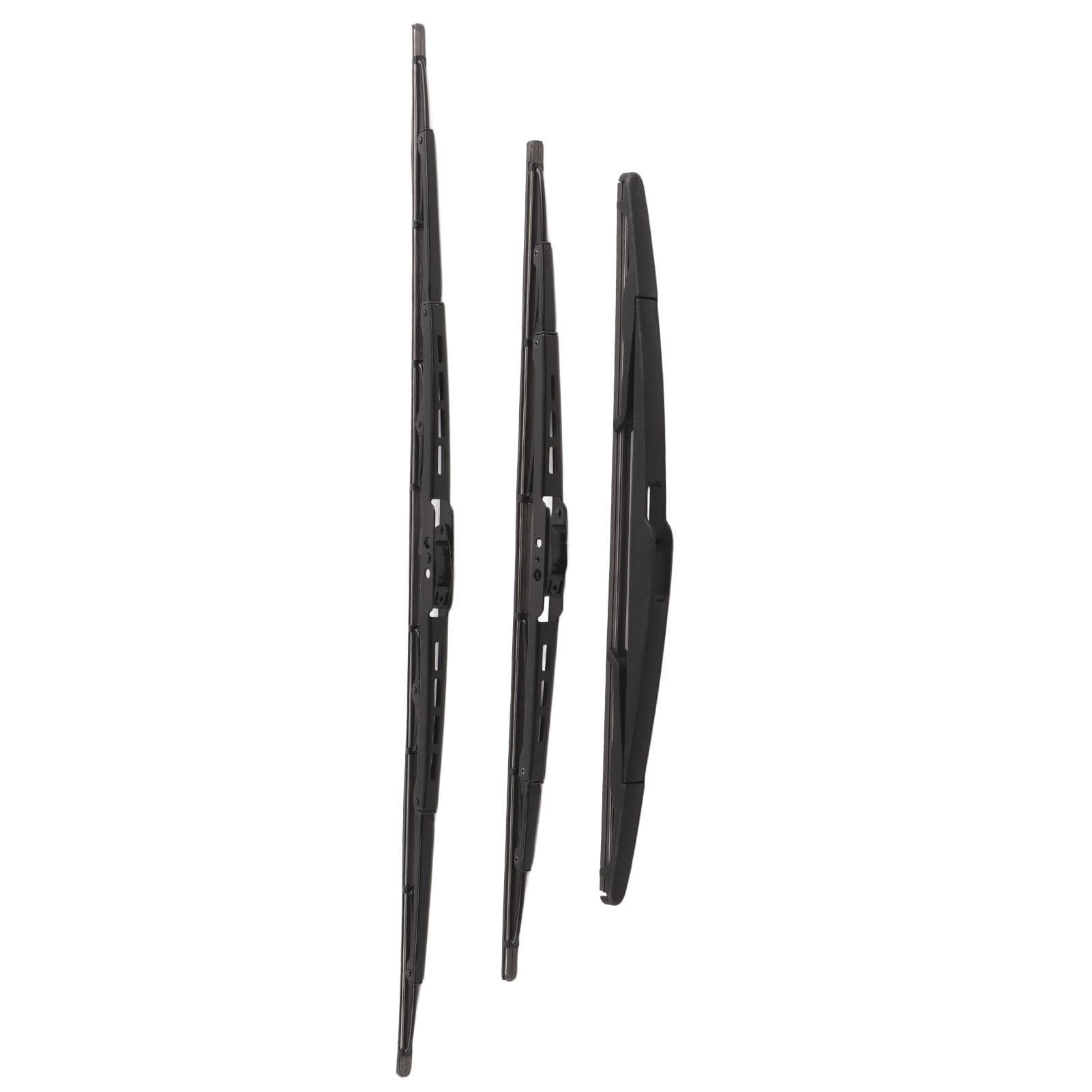 3PcsSet Front & Rear Wiper Blades Accessory Fit for Citroen C3 Mk1 Models 2002?2008