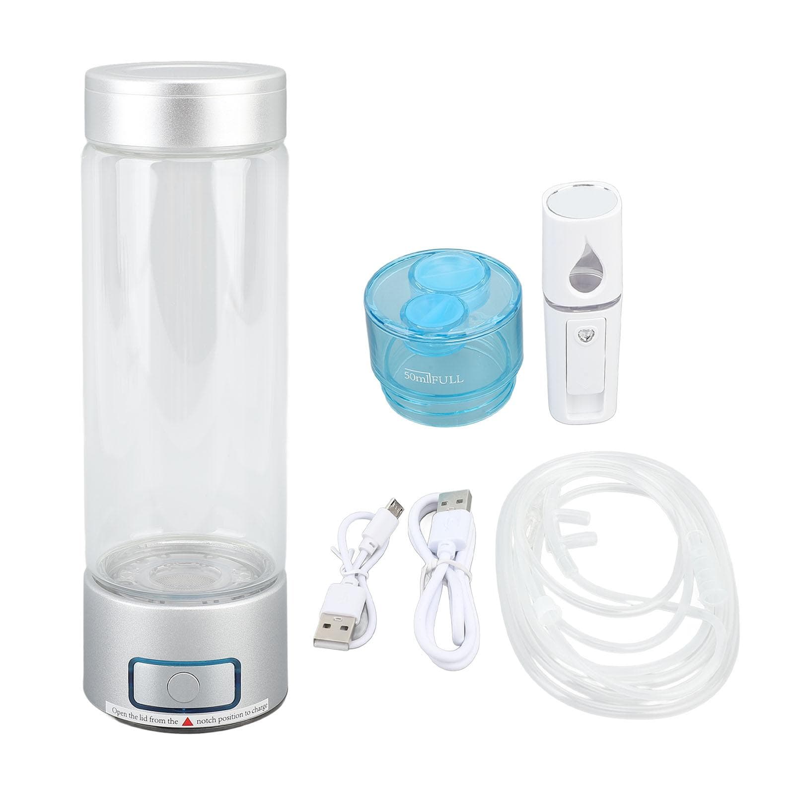 Hydrogen Water Bottle Generator 400ml Portable Rechargeable Hydrogen Rich Water Health Cup Quick L