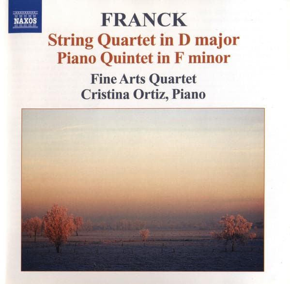 CD CÉSAR FRANCK - THE FINE ARTS QUARTE - String Quartet • Piano Quintet 8572009 Naxos 2009 Japan Classical Used