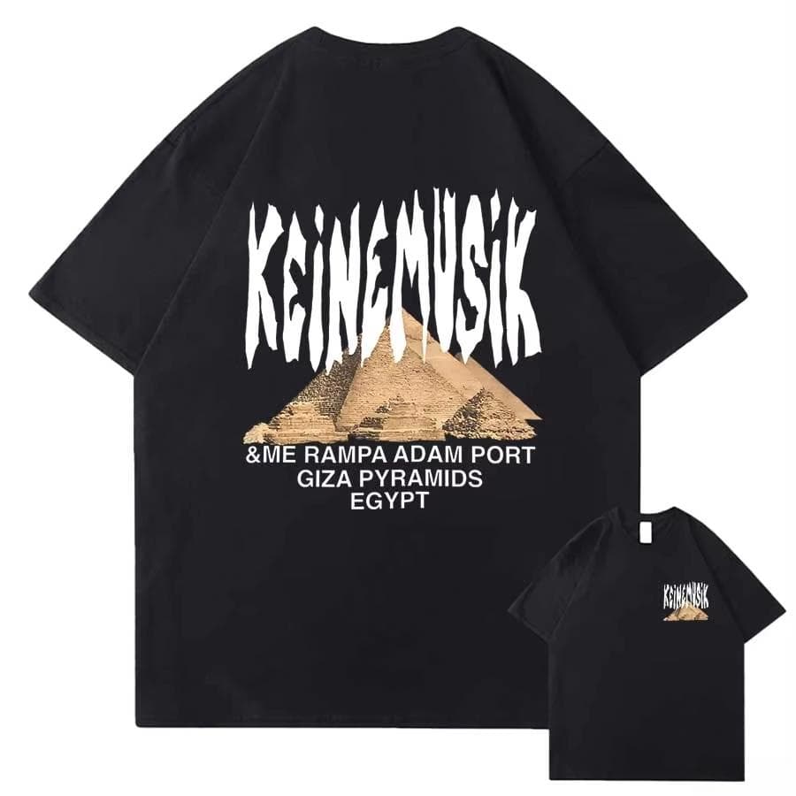 Summer Keinemusik X Pacha T Shirt Men's Women Fashion Streetwear Cotton Short Sleeve Tee Hip Hop Sportwear Oversized Casual Tops XXXXL