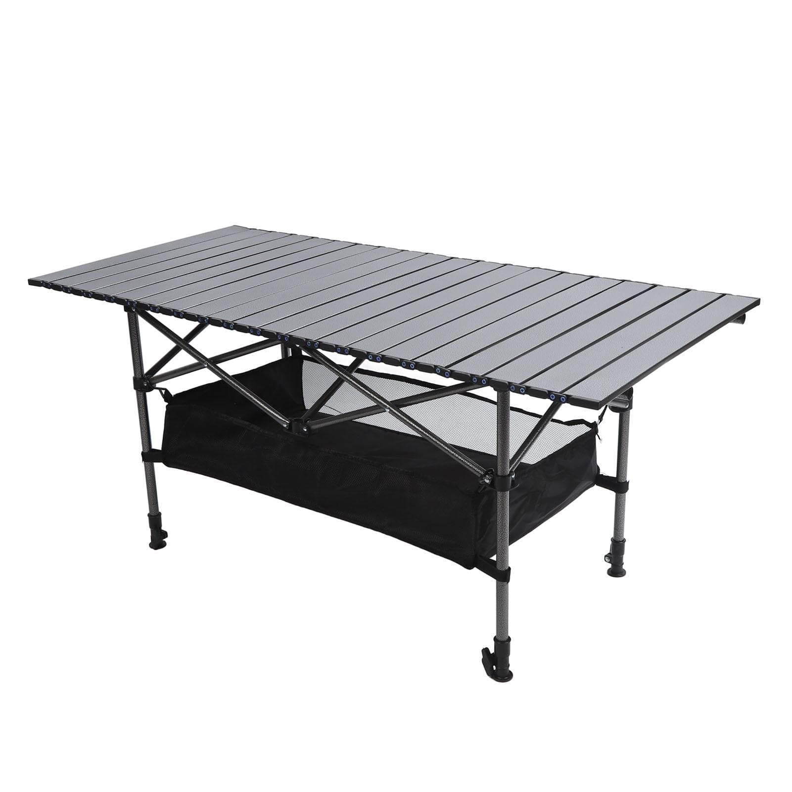 Outdoor Compact Folding Table Carbon Steel Multifunctional Portable Camping Table