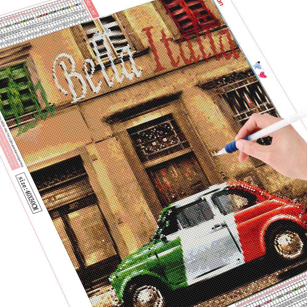 Diamond Painting Car Resin Drill Crystal 5D Diamond Embroidery Full Display Diamond 20X30