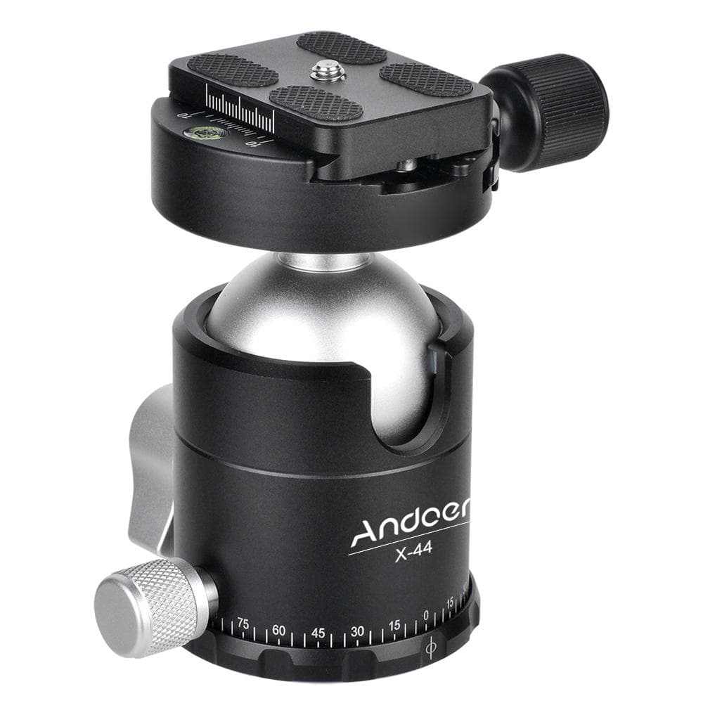 Panoramic 30KG Tripod Ballhead DSLR Monopod Quick Release Plate Ball Head black