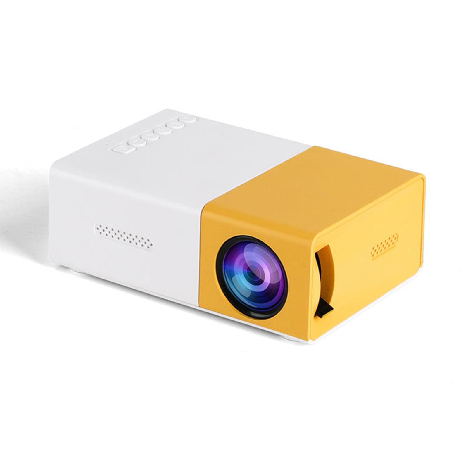 YG300 Mini Projector Audio YG-300 HD USB Mini Projector Support 1080P Home Media Player Home HD USB