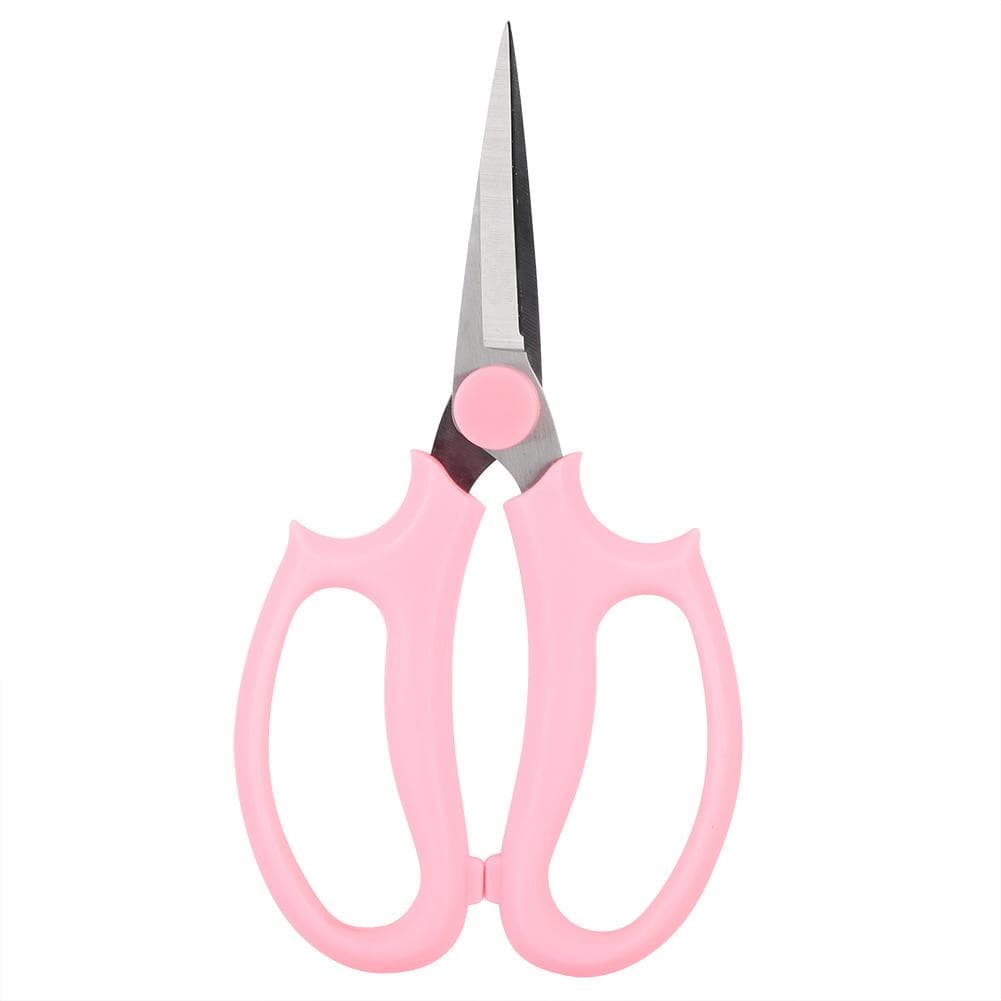 Multifunctional Floral Scissors Pruning Shears Flower Cutting Scissors(Pink) Pink