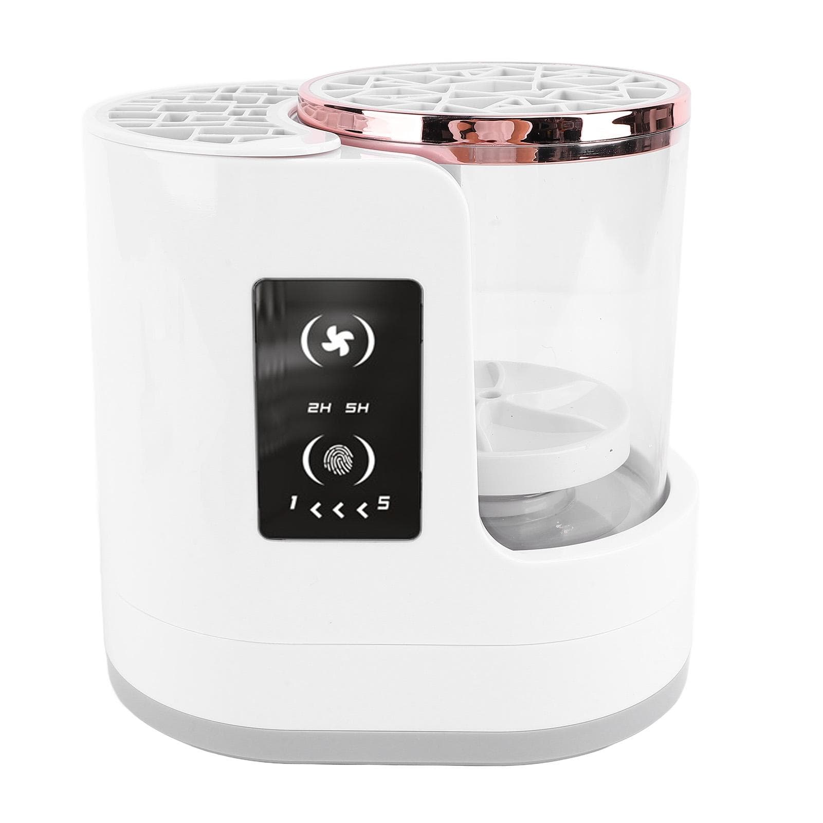 USB Electric Makeup Brush Cleaner Clear View 850RPM 2H 5H Timer Detachable Makeup Brush Cleaner