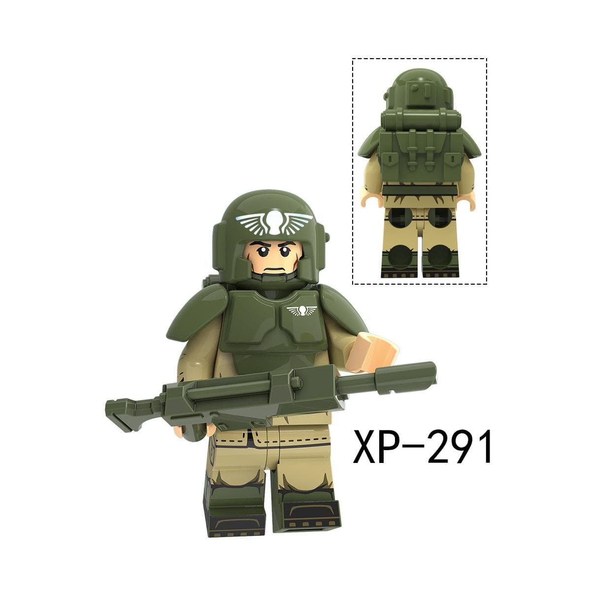 KT1037 Imperial Guard Heavy Arms Communications Engineering Stormtroopers Assemble Toy Blocks