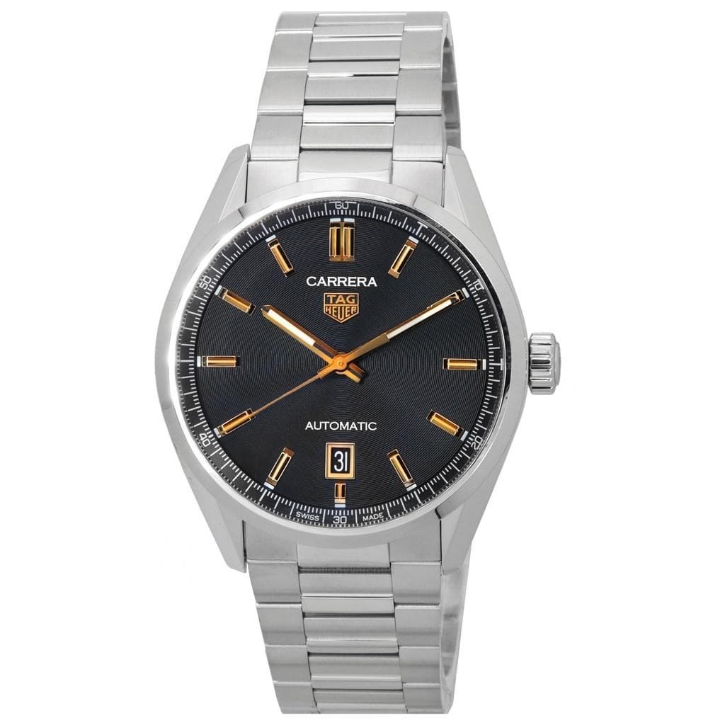 Tag Heuer Carrera Stainless Steel Black Dial Automatic WBN2113.BA0639 100M Mens Watch