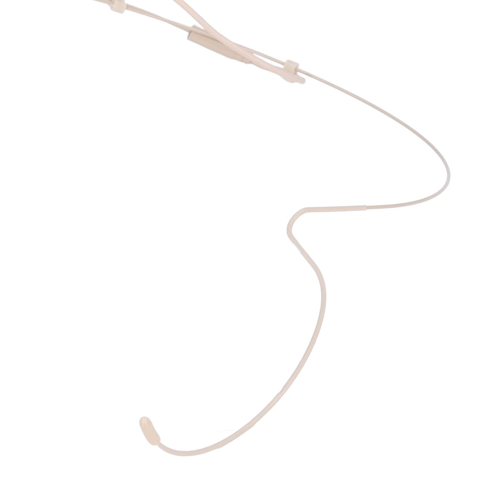 Single Ear Headset Microphone Headworn Mic with 46.45in Cable Mini 4 Pin XLR Connector