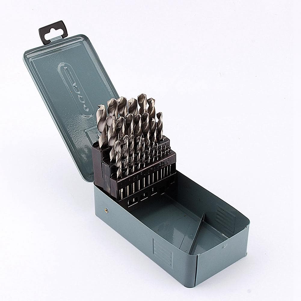 High Quality 25Pcs Twist HSS Metal Drill Set Drilling Bit Tool 1?13mm New white