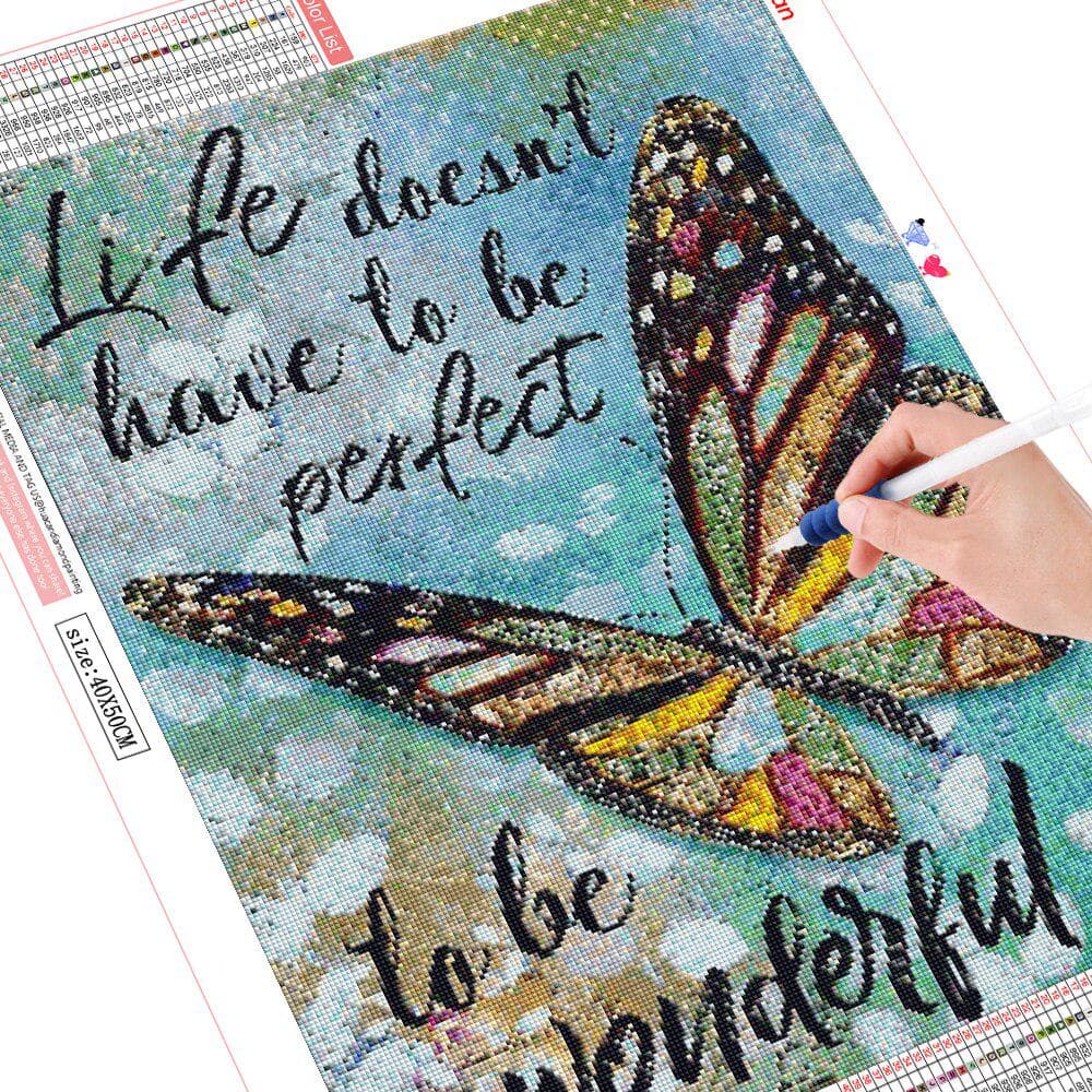 Diamond Embroidery Sale Butterfly Full Square Drill 5D Diamond Painting Animals 20X30CM