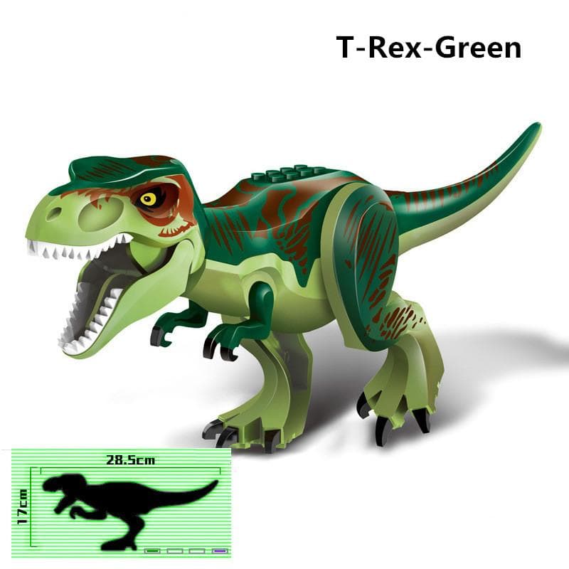 28CM Huge Raptor Carnotaurus Building Blocks Dinosaur Bricks Tyrannosaurus T-Rex Assemble Kids Toys Kids Gift Christmas Gifts 03