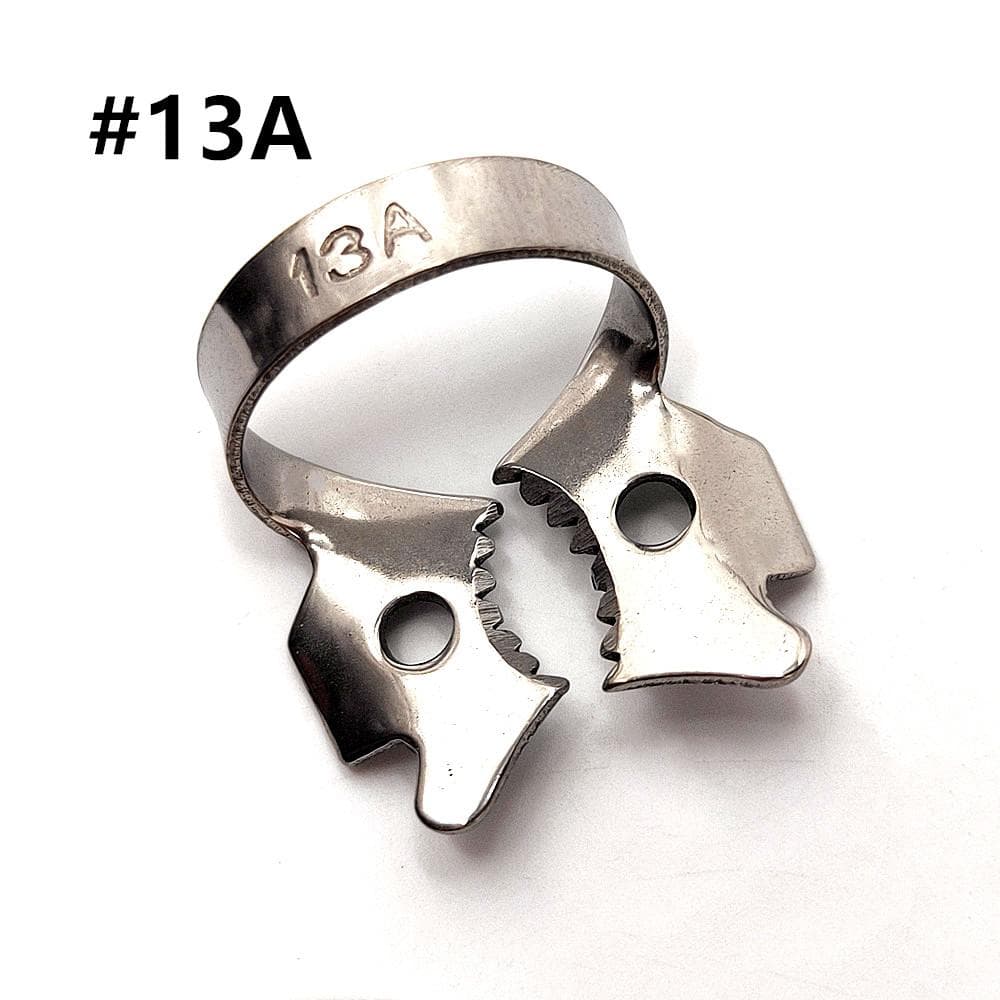 1 piece Most Popular Dental Restoration Rubber Dam Clamps Rubber Barrier Clip Stainless Steel Material 1 piece Code 13A