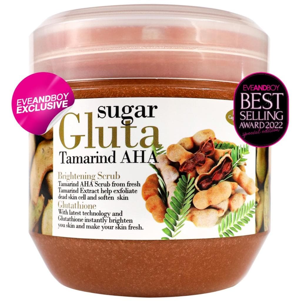 SUGAR GLUTA - Body Scrub Tamarind AHA, Creamy Harmony, Glutathione Brightening, 700 g. 700 g.