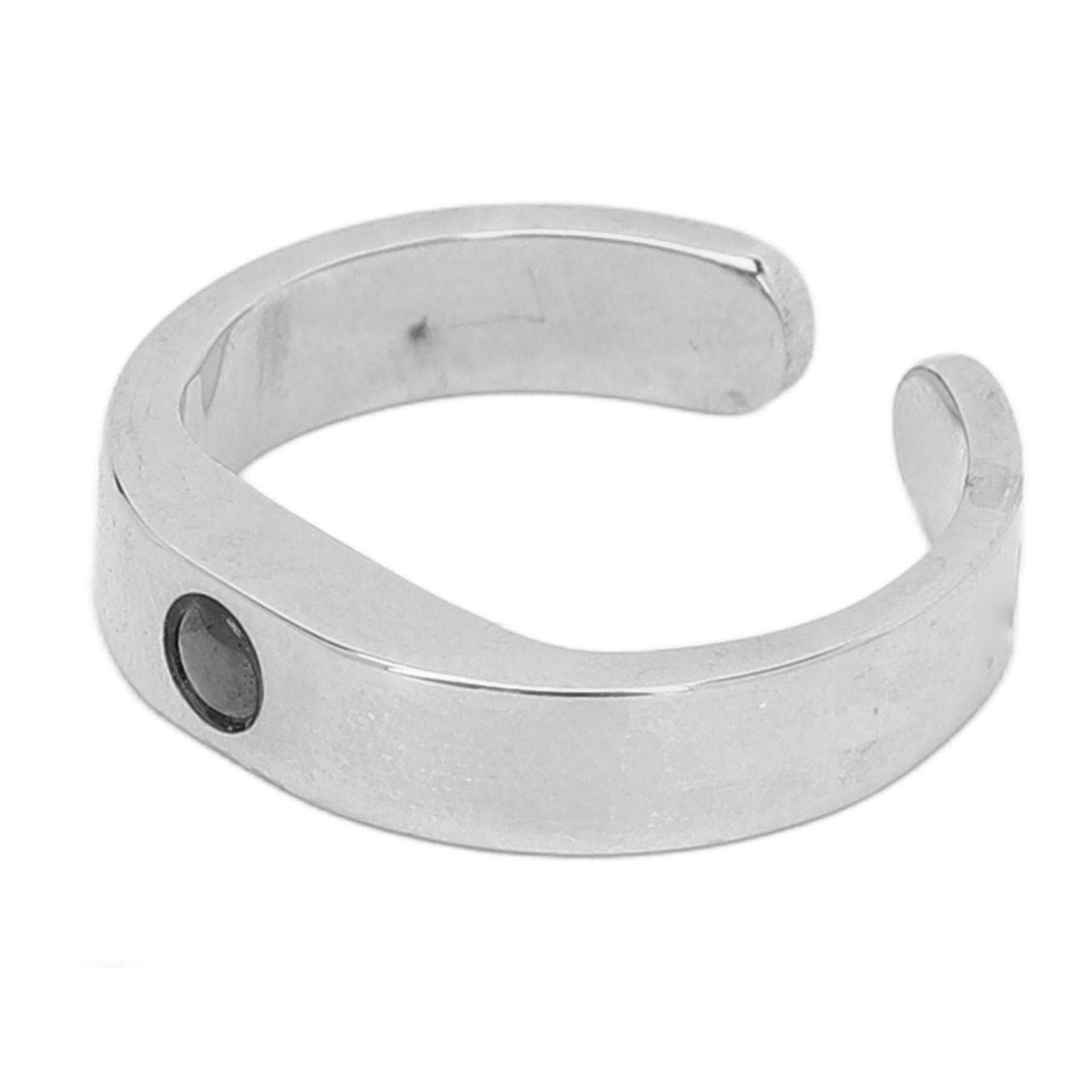 Prevent Snoring Ring Breath Aid Reusable Titanium Steel Adjustable Acupressure Snoring Ring M M(315 X 180mm)