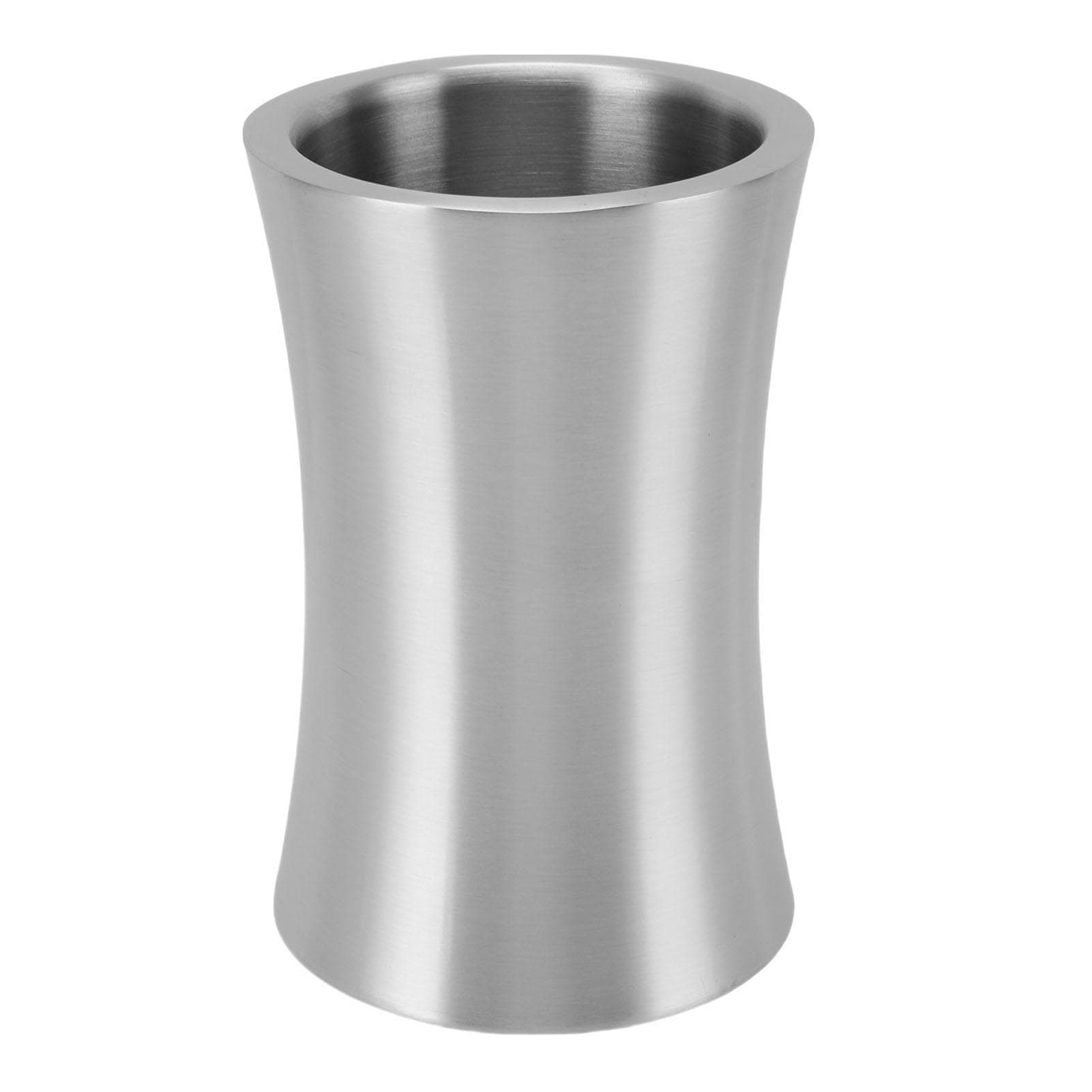 304 Stainless Steel Ice Bucket Waist Shape Insulated Wine Bucket for Red Wine Champagne L(for 6.5-9kg)