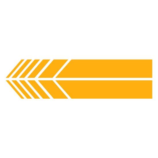 1 Pair?Car Side Stripes Side Stripe Skirts?Eco-friendly?Stripe Side Rear View Mirror Decor Decal?for Vehicle yellow