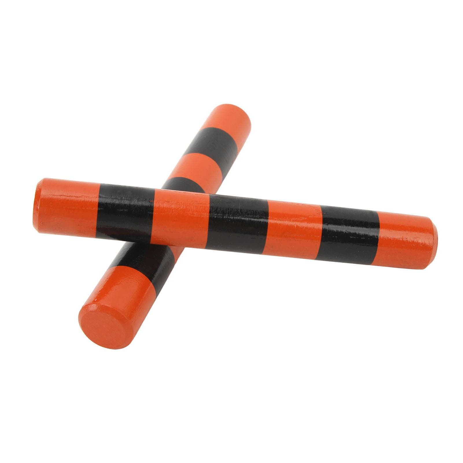 1 Pair Rhythm Sticks Wooden Case Iron Beads Sand Stick Shaker Musical Sticks Rhythm Percussion for yellow