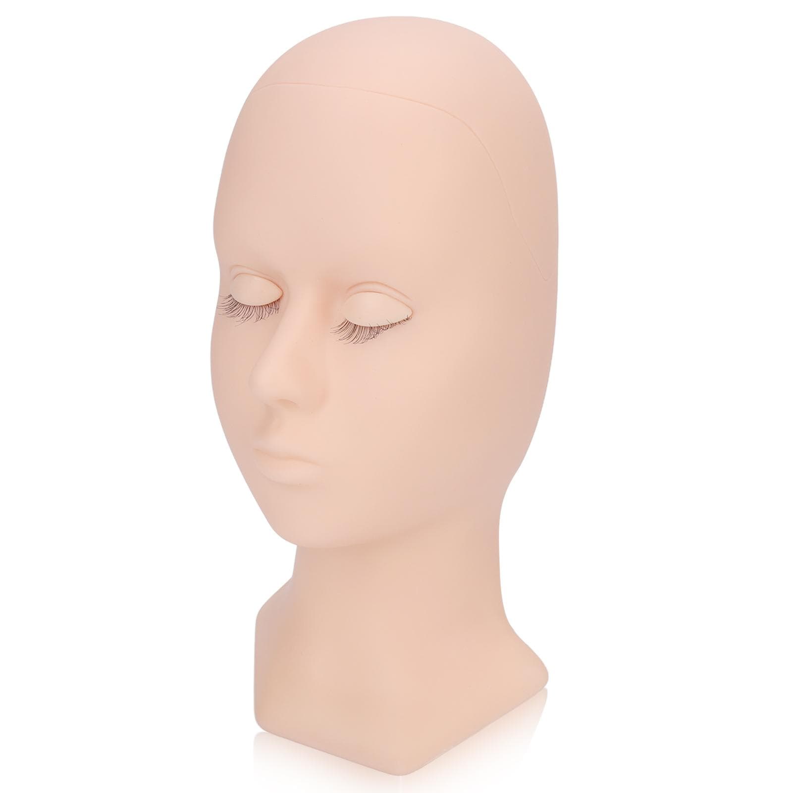 Eyelash Extension Mannequin Head Removable Eyelids High Simulation Silicone Lash Training Practice