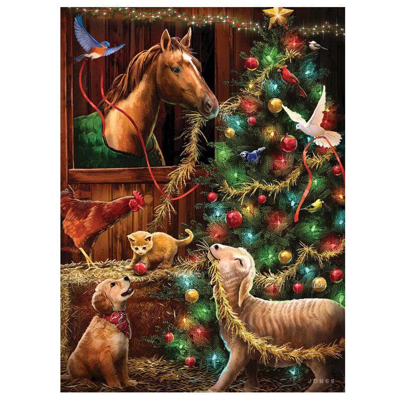 Diamond Embroidery Christmas Tree Deers 5d Diy Diamond Painting Cross Stitch 20X30CM