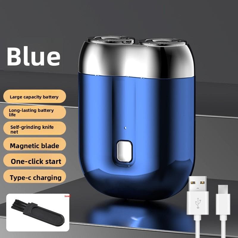 Mini Electric Razor Travel Portable Men's Beard Knife Long-lasting Battery Life Wet and Dry Use Without Clip Razor Chinese Manual