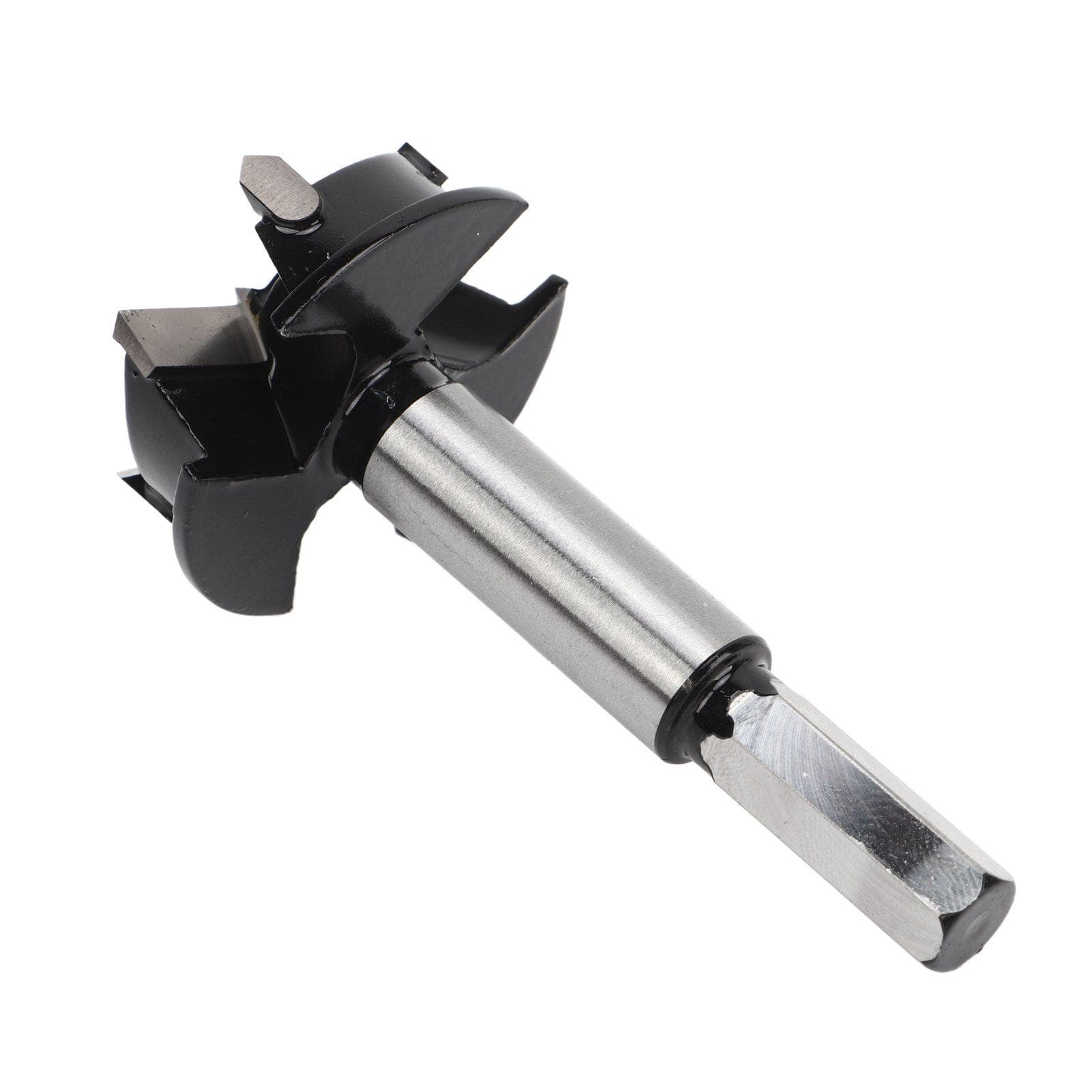 Forstner Drill Bit 3 Blade Alloy Steel 35mm Hole Opener with Limit for Woodworking