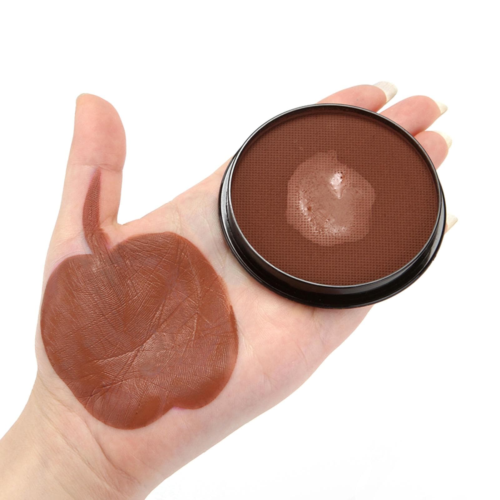 Face & Body Paint Water Based Makeup Painting Pigment Safe NonToxic Hypoallergenic Facepaint Easy brown