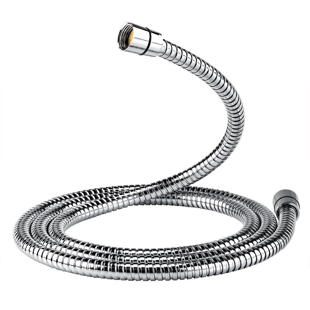 Shower Hose 3m/2m/1.5m Extra Long Stainless Steel Handheld Flexible Water Hose with Insert & Nut Flexible Bathroom Plumbing Pipe 1.5m