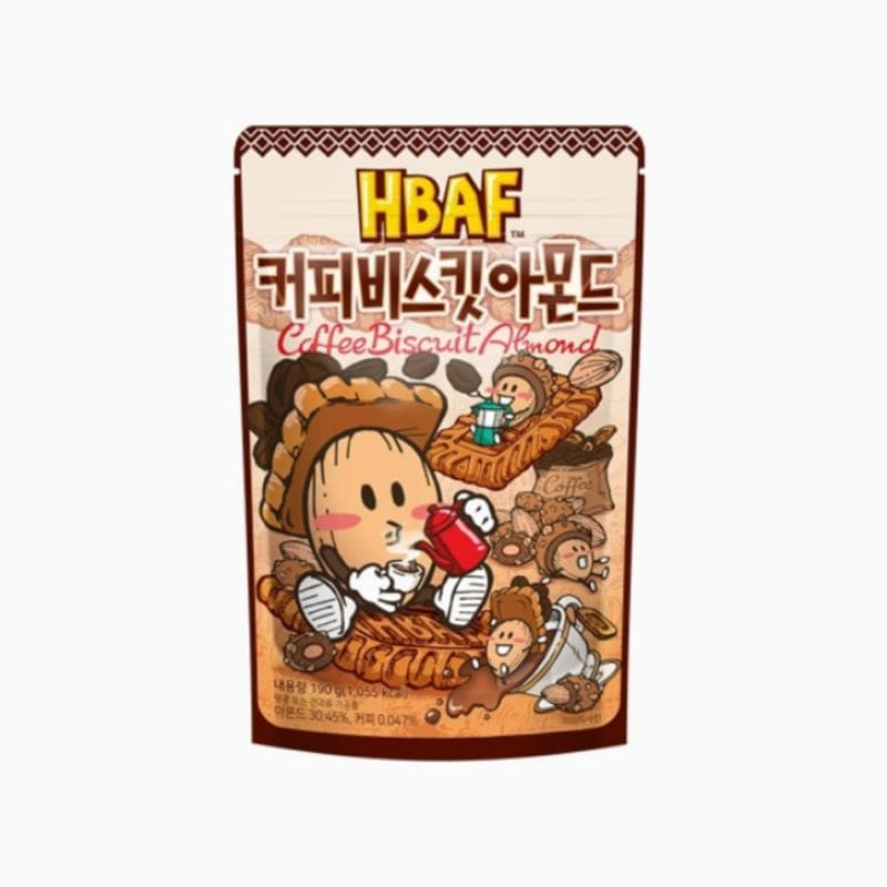 HBAF Seasoned Almonds&Cashewnut 170g/190g (35 Floavors) #Coffee Biscuit