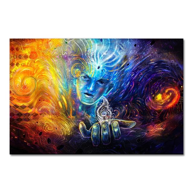 Alex Grey Psychedelic Trippy Tree Life Modular Pictures Modern Home Decoration Wall Art Canvas Prints Painting Bedroom Poster No Frame 30*40cm