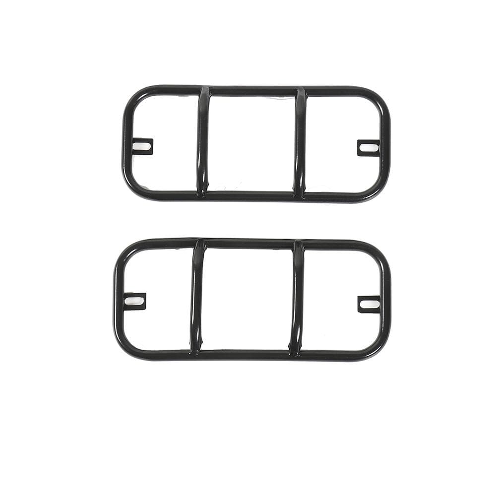 Car Rear Fog Lights Cover Trim Metal Fog Lamps Guard Decoration for Suzuki Jimny 2007-2017 Accessories, Black Choice A
