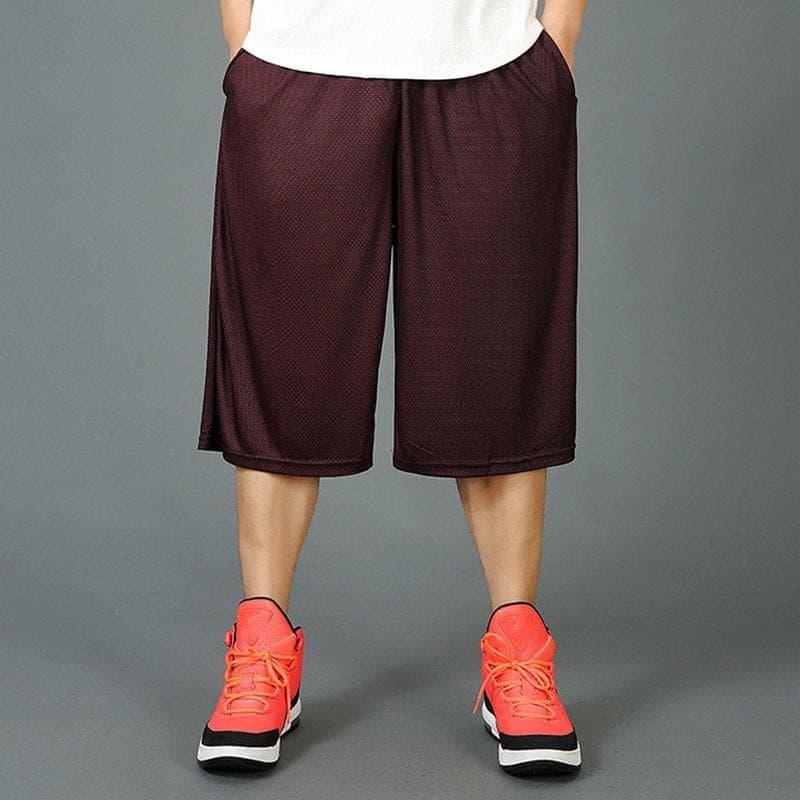 Men's Summer Basketball Shorts Loose Large Size Sports Shorts Casual Breathable Beach Pants L