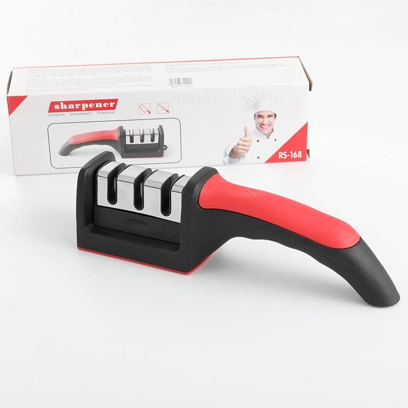 Knife Sharpener Household Three-stage Grinding Tool Multi-functional Four-stage Stall Sharpening Artifact Quick Sharpening Stone