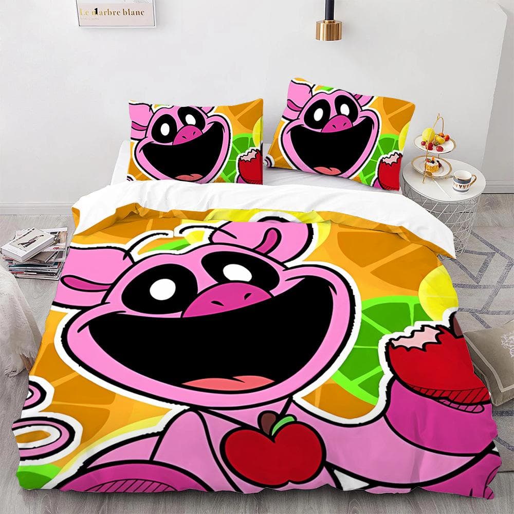 Anime Cartoon S-Smiling Critters Horror Game CATNAP DOGDAY Duvet Cover Sets Printed Bedding Set Double Queen King Size 2/3pcs EU Single135x200cm