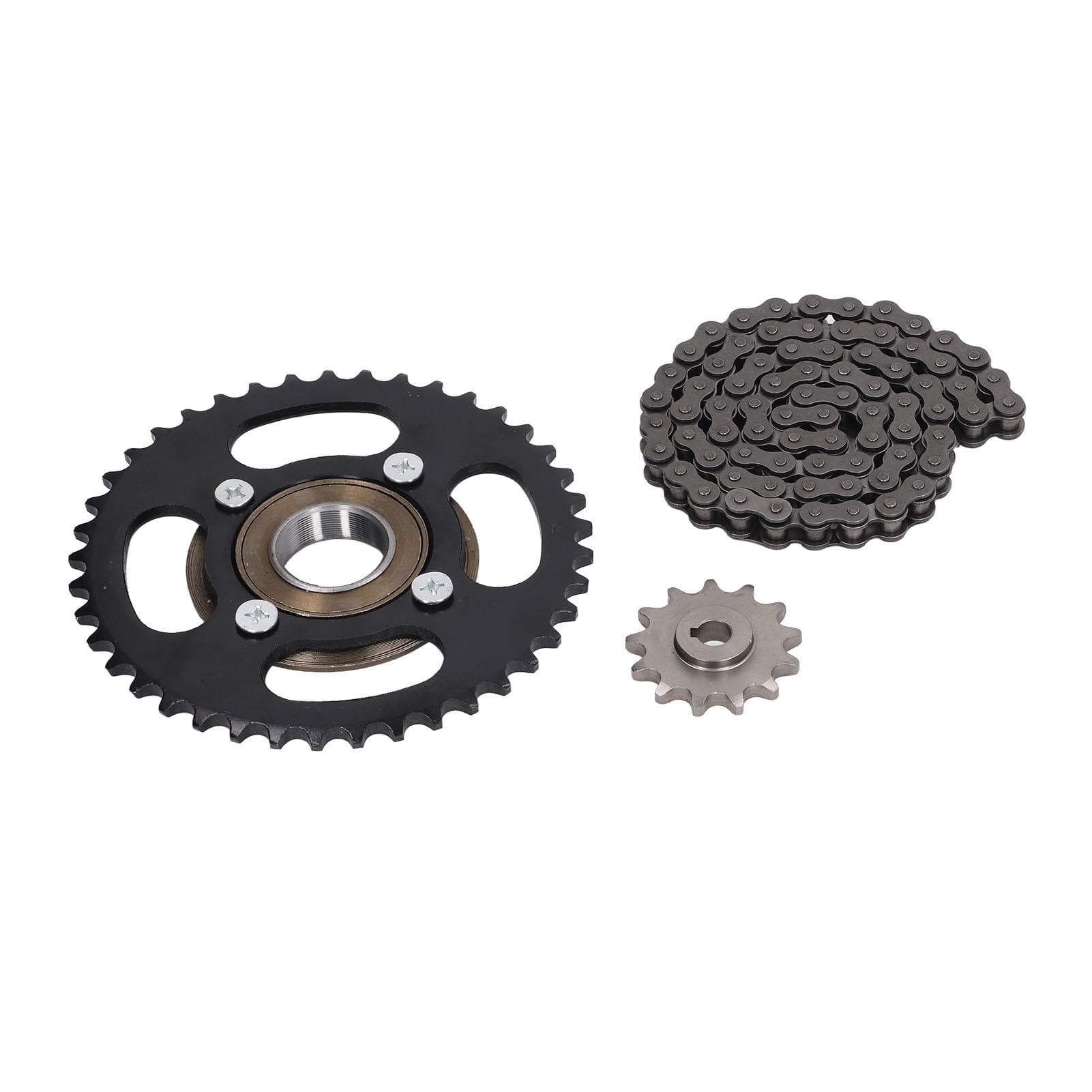 420 Chain Sprocket Kit Steel 420 Chain 76 Link 13T Front Sprocket 41T Rear Sprocket for Bike